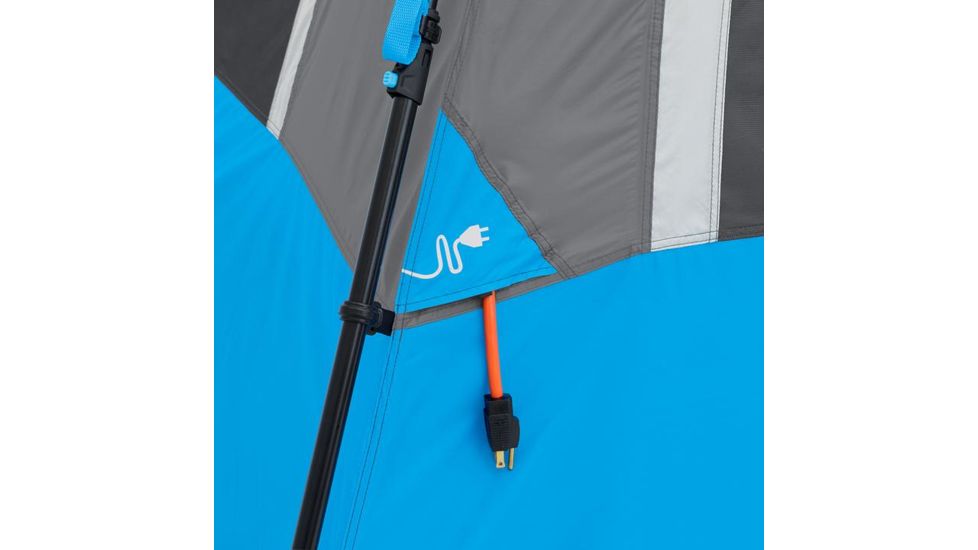 Core Equipment Lighted 12 Person Instant Cabin Tent, Blue/Gray, 18 x 10 ft, 40064