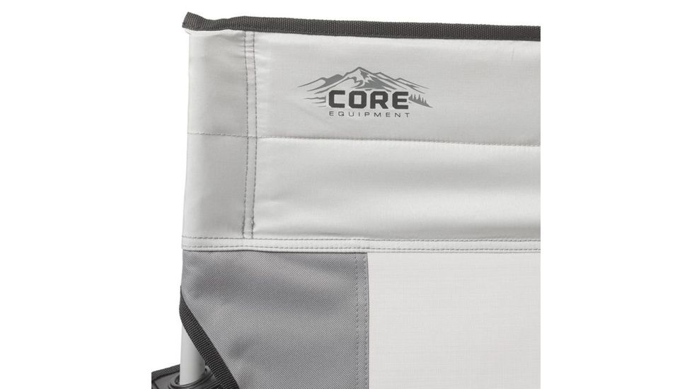 Core Equipment Mesh Tension Chair, Gray, 37 x 37 x 25 in, 40045