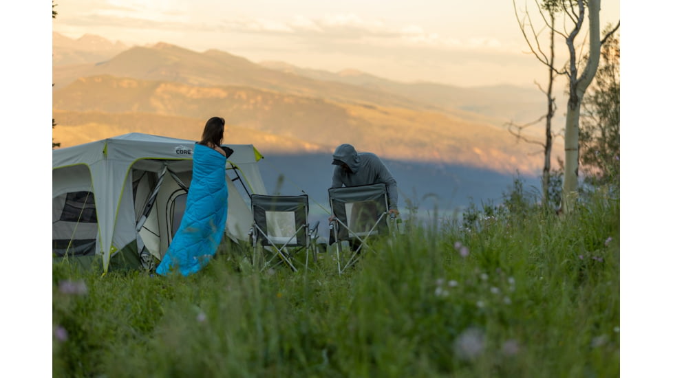 Core Equipment Wearable Camp Blanket, Grey, 40211