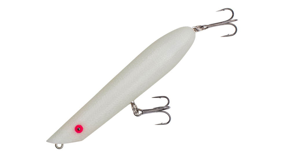 Cotton Cordell Pencil Popper Hard Bait, 4.5 in, 3/4 oz, Bone, C64BONE