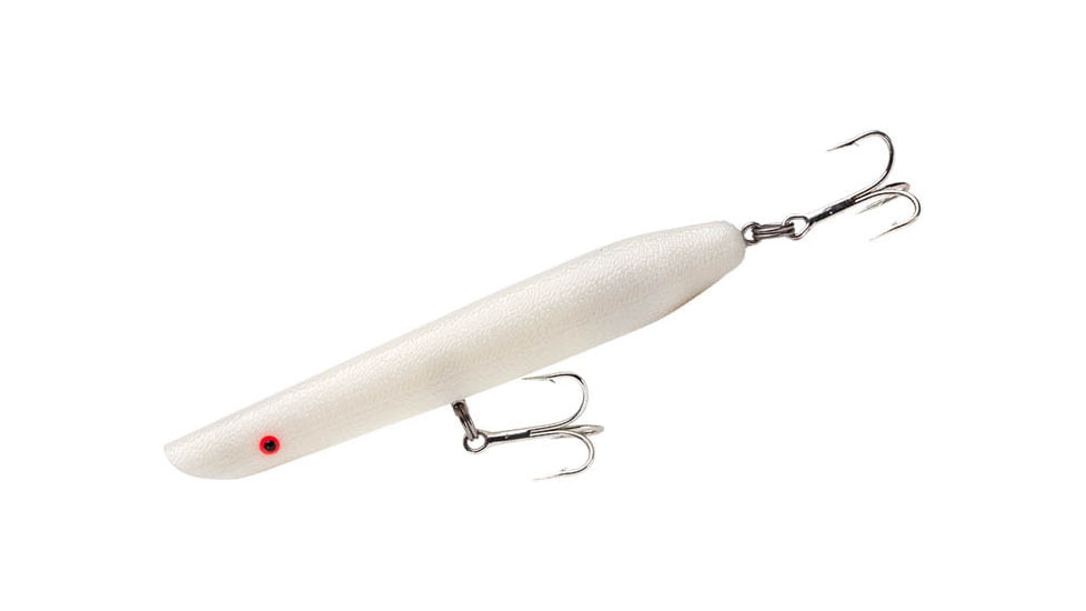 Cotton Cordell Pencil Popper Topwater Hard Bait, 6in, 1oz, Bone, C66BONE