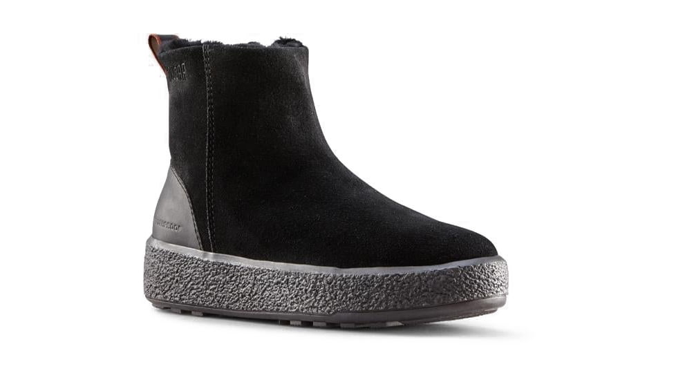 Cougar Broom Suede Genuine Lambswool Waterproof Winter Boots - Womens, Black, 8 US, BROOM-Black-8