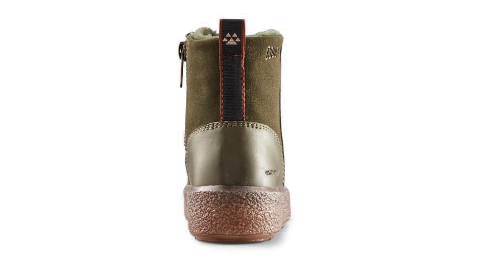 Cougar Broom Suede Lambswool Waterproof Winter Boots - Womens, Olive, 10 US, BROOM-Olive-10