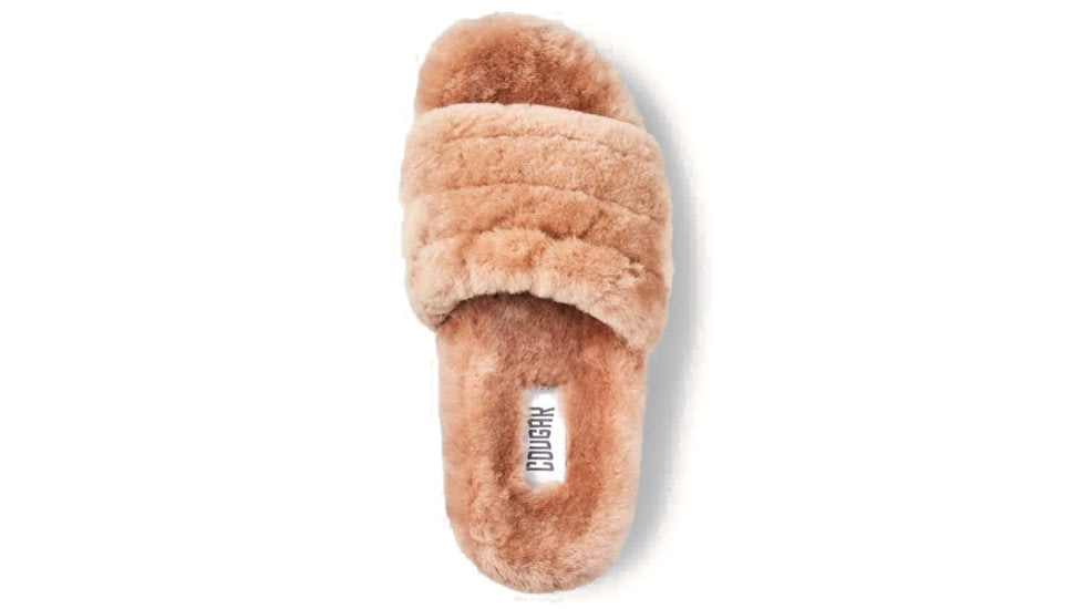 Cougar Pozy Lambswool Sandal - Womens, Oak, 9, Pozy-Oak-9