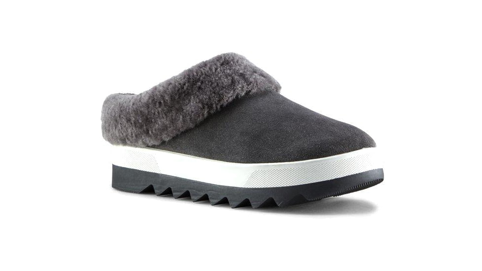 Cougar Pronya Shearling Mule - Womens, Pewter, 10, Pronya-Pewter-10