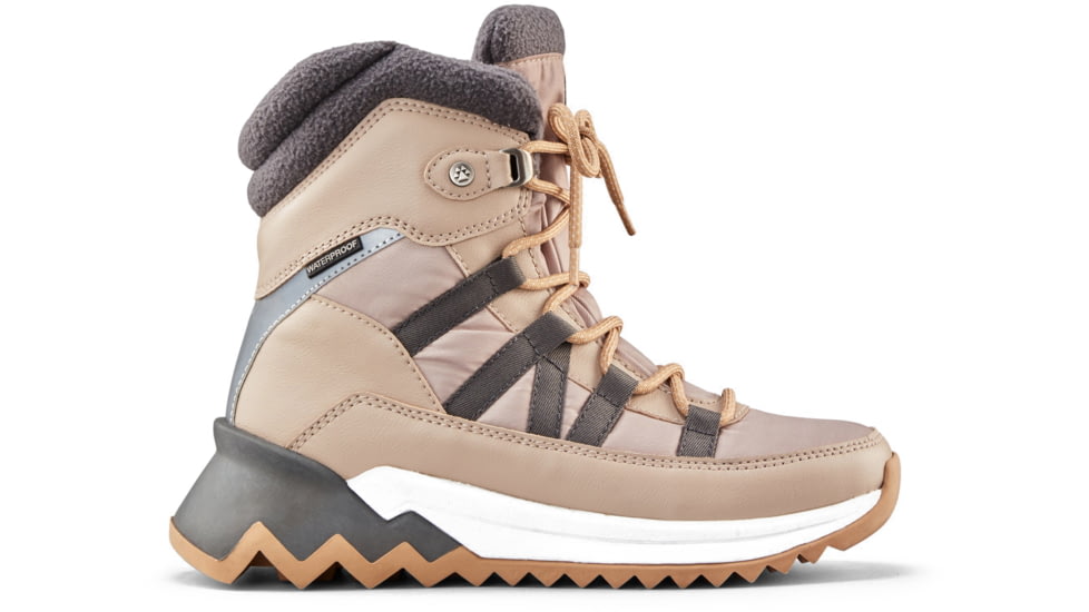 Cougar Steez Nylon Waterproof Sneakers w/PrimaLoft - Womens, Cream, 8 US, STEEZ-Cream-8