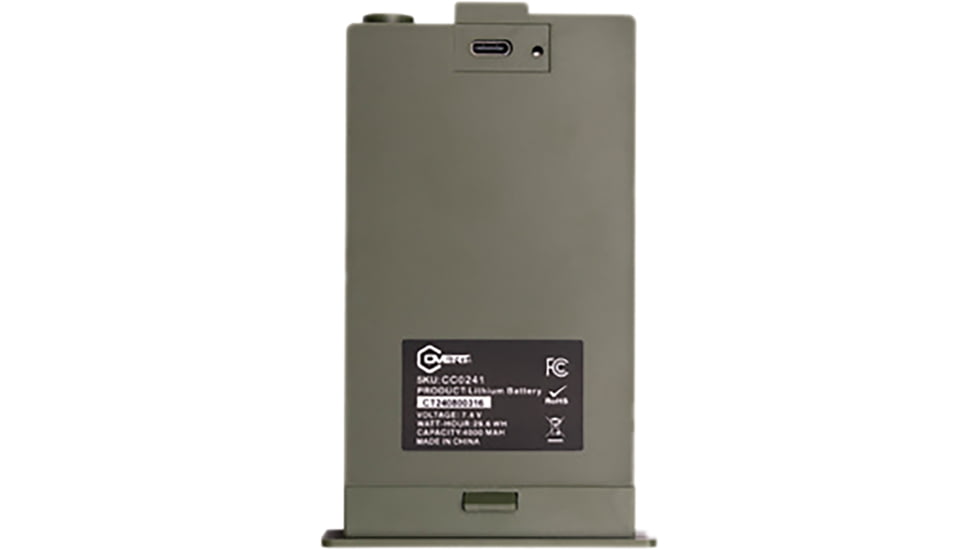 Covert Scouting Cameras 4000Mah Lithium Battery Pack, Green, CC0241