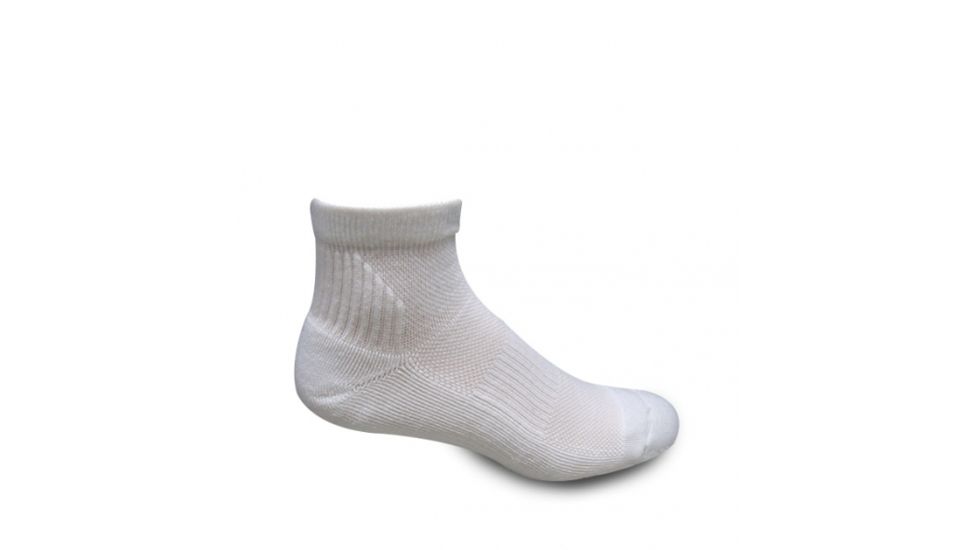 Covert Threads PT Mini Crew Sock, White, Size 9-13, 7170 WH