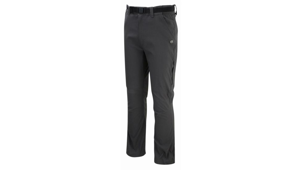 Crag Hoppers Nosilife Stretch Convertible Trousers - Men's-Black Pepper-Regular Inseam-32 Waist