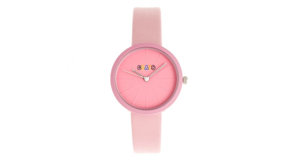 Crayo Blade Leatherette Strap Watch, Pink, One Size, CRACR5406