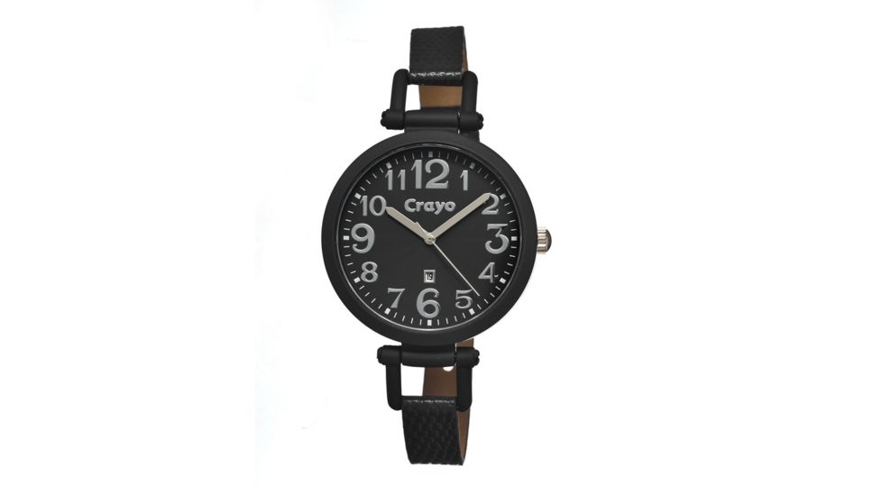 Crayo Cr0601 Balloon Ladies Watch, Black CRACR0601