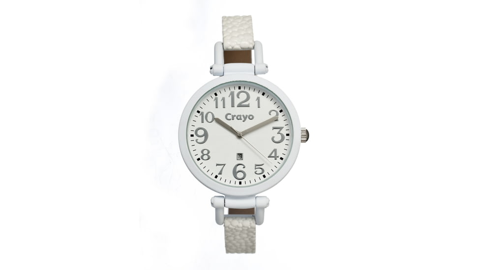 Crayo Cr0604 Balloon Ladies Watch, White CRACR0604
