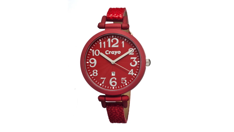 Crayo Cr0605 Balloon Ladies Watch, Red CRACR0605