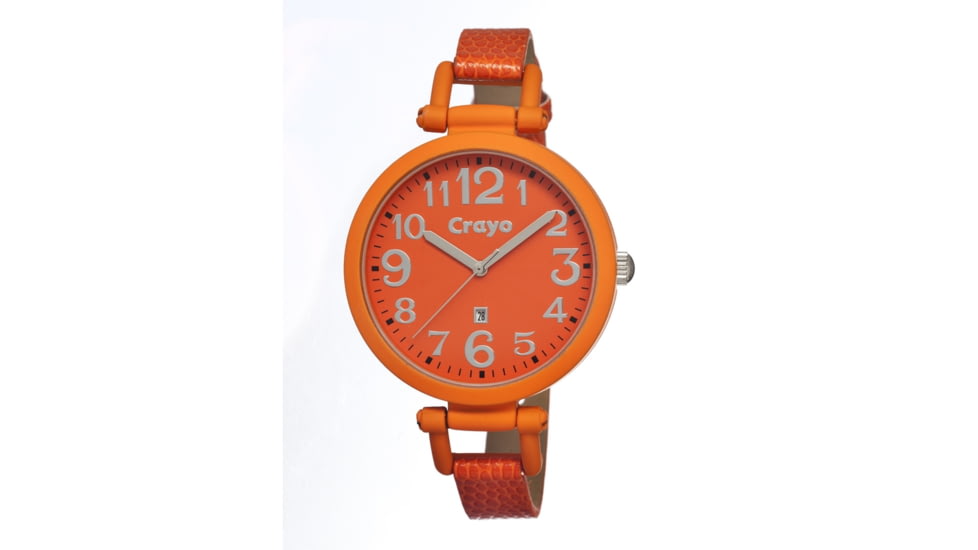 Crayo Cr0609 Balloon Ladies Watch, Orange CRACR0609