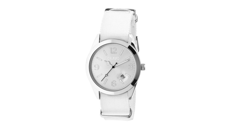 Crayo Cr1701 Sunrise Watch, Silver CRACR1701