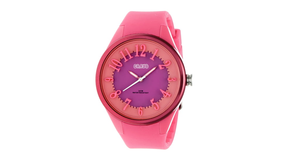 Cr3207 Burst Ladies Watch, Hot Pink