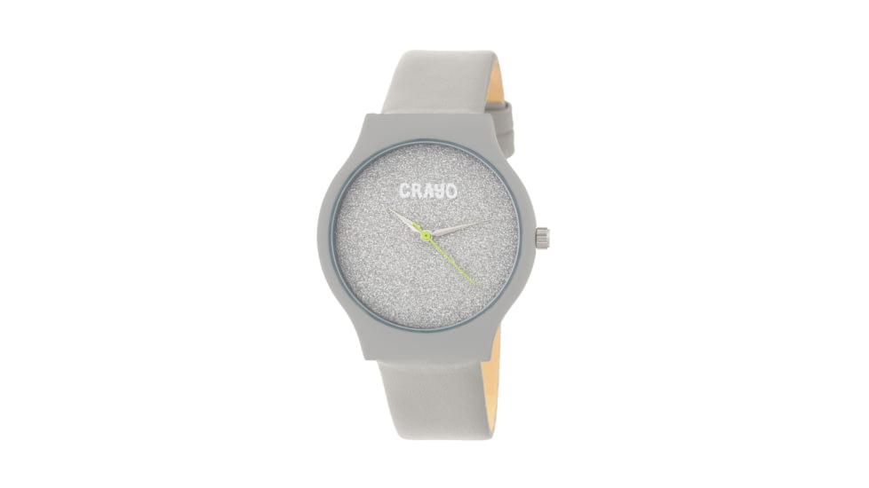 Crayo Glitter Strap Watch, Grey, CRACR4506