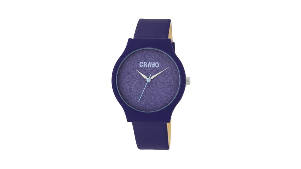 Crayo Glitter Strap Watch, Purple, CRACR4507