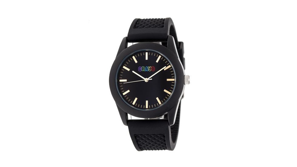 Crayo Crayo Storm Silicone Strap Watch, Black, Standard CRACR3701