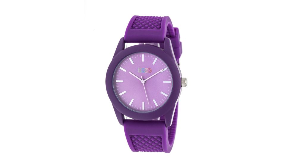 Crayo Crayo Storm Silicone Strap Watch, Purple, Standard CRACR3705