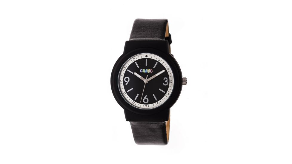 Crayo Vivid Strap Watch, Black, CRACR4702