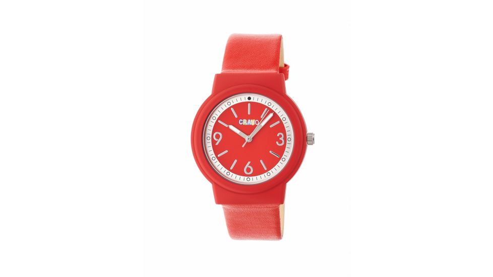 Crayo Vivid Strap Watch, Red, CRACR4703