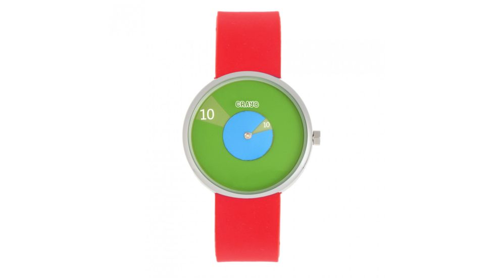 Crayo Pinwheel Silicone Strap Watch, Pink, One Size, CRACR5201