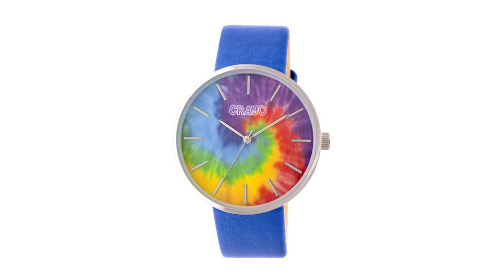 Crayo Swirl Strap Watch, Multicolor/Blue CRACR4202