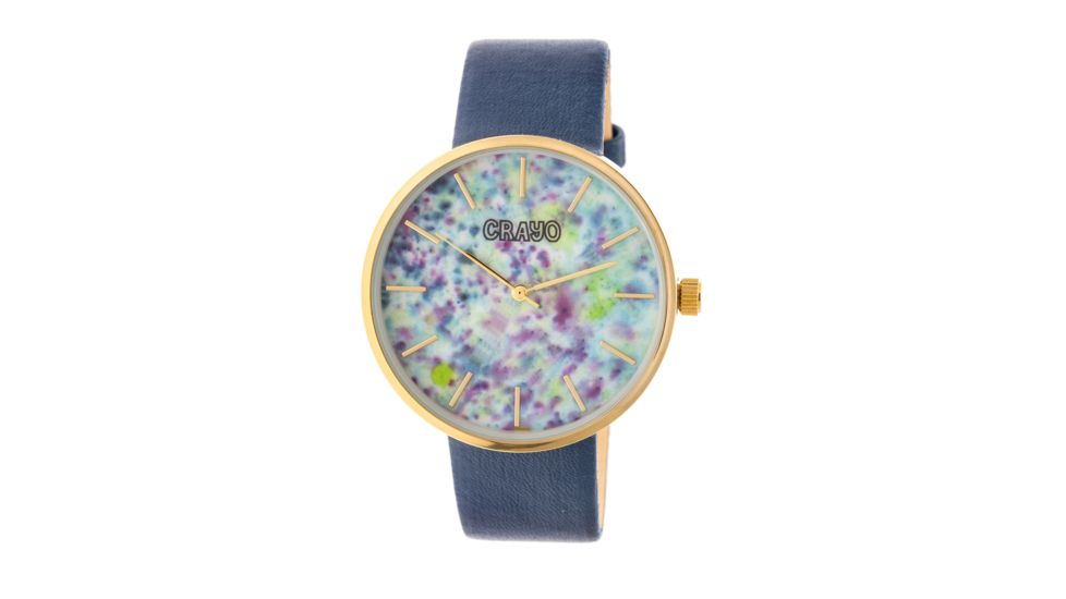 Crayo Swirl Strap Watch, Multicolor/Navy CRACR4203