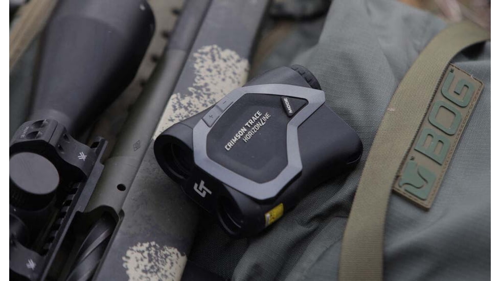 Crimson Trace HorizonLine 2000 7x22 mm Handheld Laser Rangefinder, Aerospace Aluminum, Black, 01-3002000
