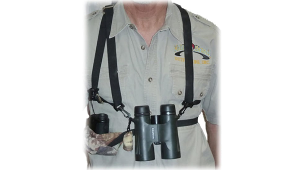 Crooked Horn Outfitters Bino-System, w/Rangefinder Holster Camo RF-201