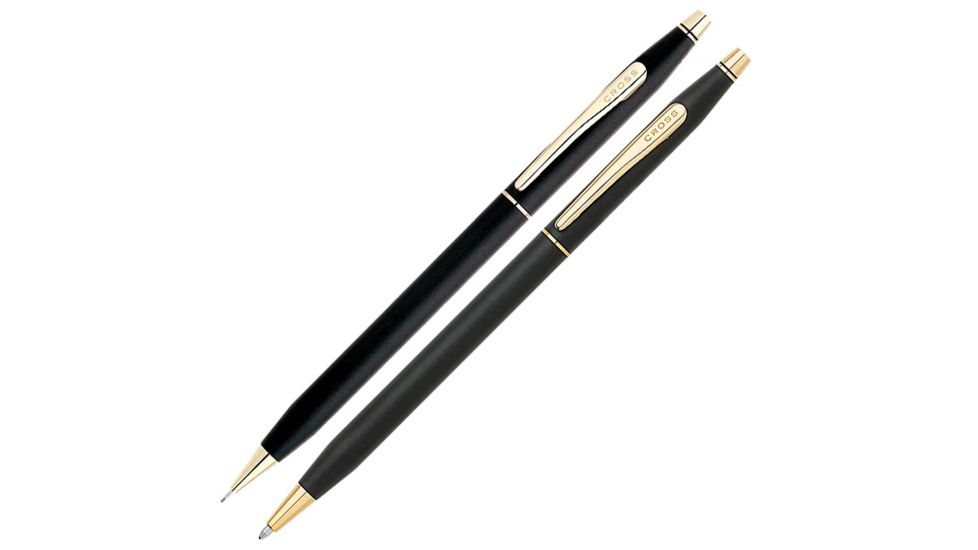 Cross Classic Century Classic Black Pen and Pencil Set, Black 250105
