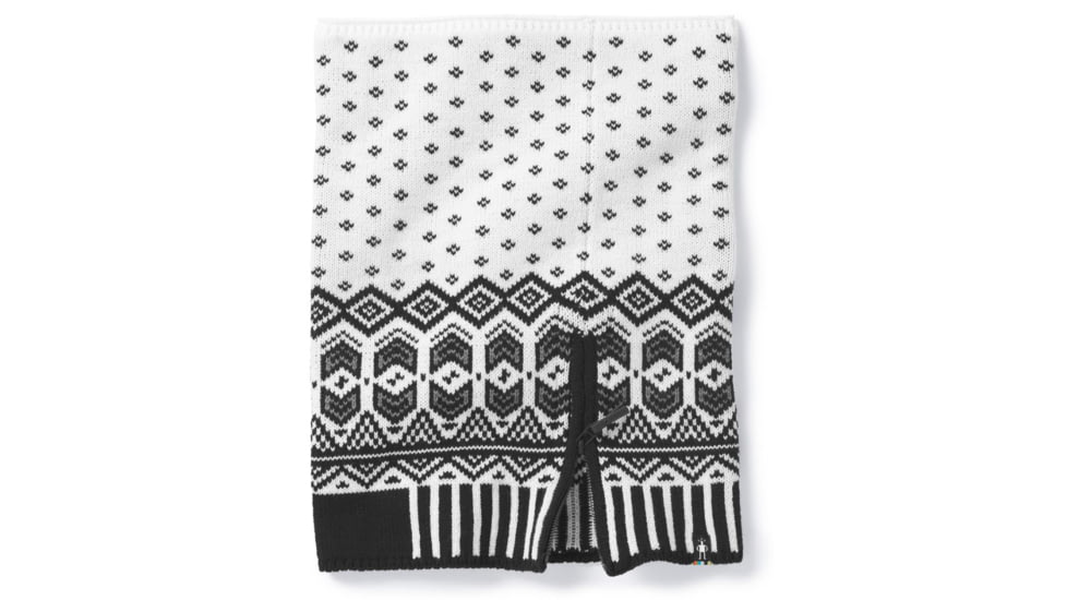 Smartwool Crystal Ridge Pattern Snood-Unisex, Winter White Donegal, Unisex Medium, SW000452983-1FM