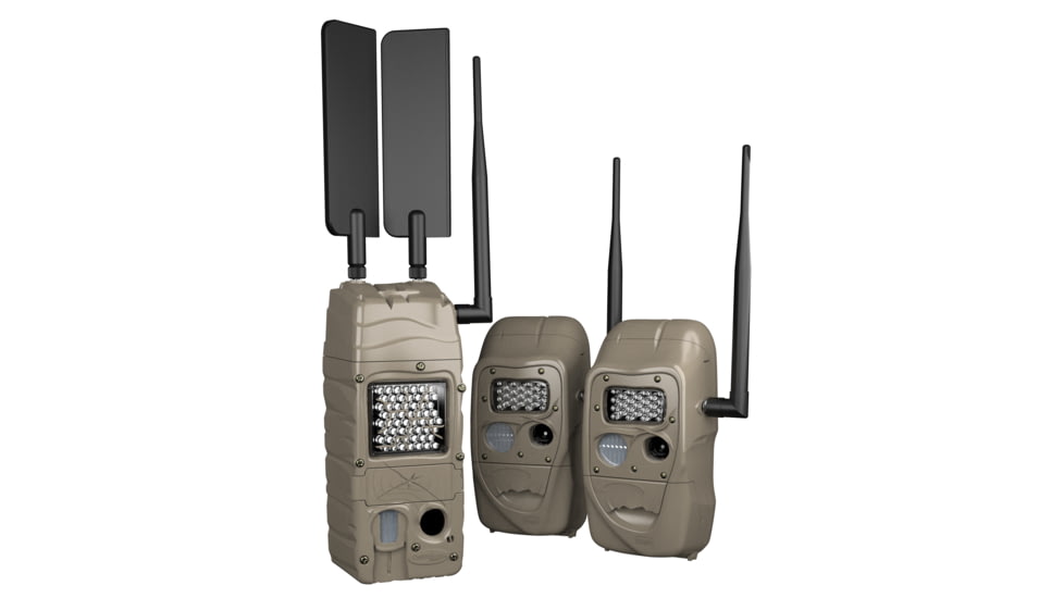 Cuddeback CuddeLink 2+1 Cell Starter Kit - AT&amp;T Trail Camera, Brown, 11551