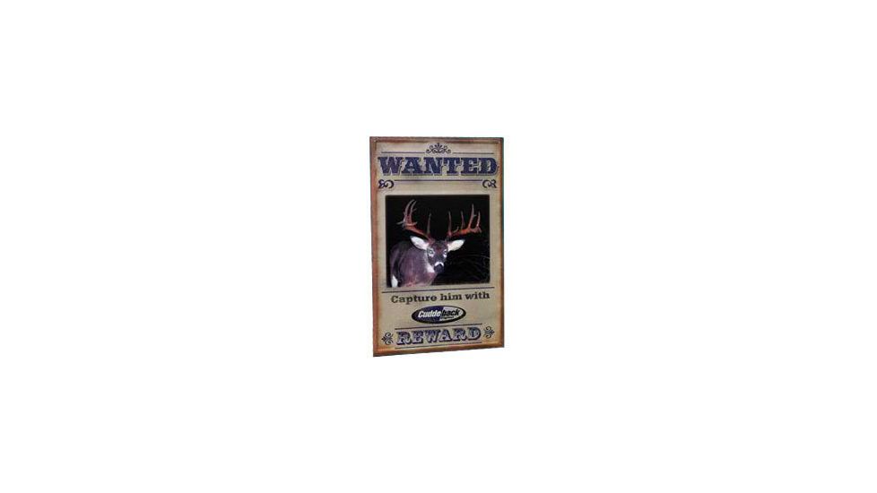 Cuddeback Metal Wanted Sign