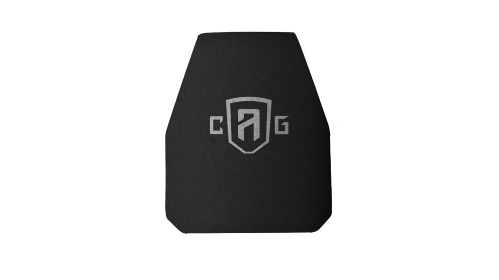 Custom Armor Group 4sas7 Level IV Stand Alone Armor Plate, Swimmers Cut, 10in x 12in, 4sas7-ASC-10X12