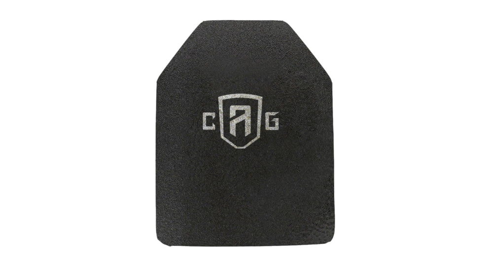 Custom Armor Group AR500 Rhino Coated Level III Stand Alone Steel Armor Plate, 11in x 14in, AR500-SAPI-XL