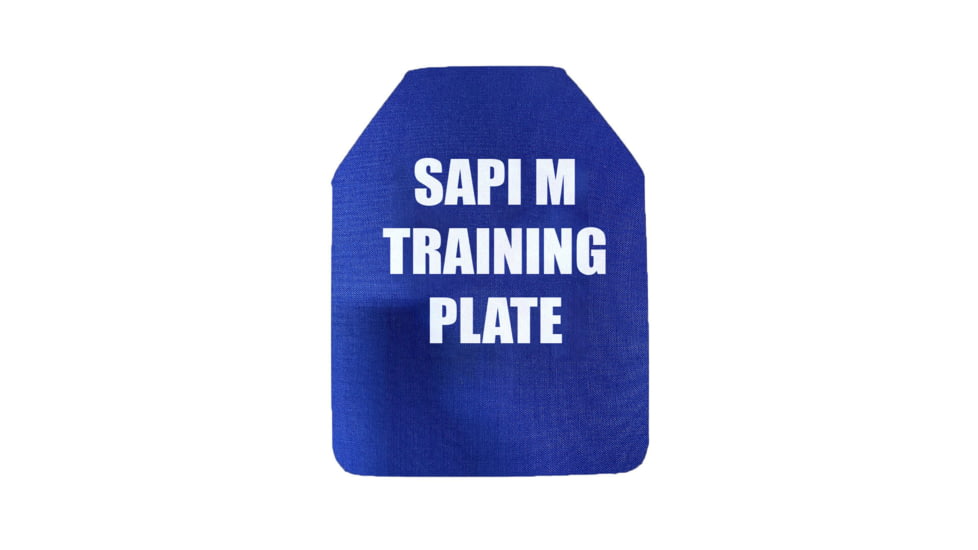 Custom Armor Group Non Ballistic Blue Marked SAPI Multi Curve Training Plate, 8.75in x 11.75in, GTP-MC-SAPI-S-NY