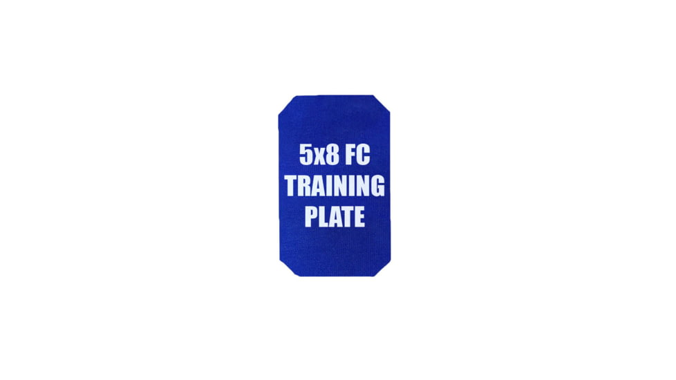 Custom Armor Group Non Ballistic Blue Marked SAPI Training Plate, 5in x 7in, GTP-SC-FC-57-NY