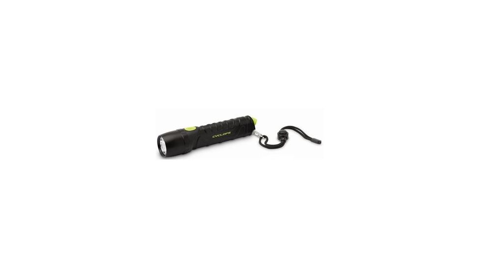 Cyclops 700 Lumen LED Flashlight w/ Emergency Glass Breaker- Black, Clam Pack CYC-FL700GB