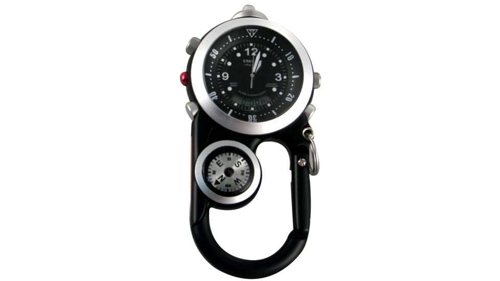 Dakota Watches Angler II, Black Ani-Digi EL Dial, Black Case 3864-9