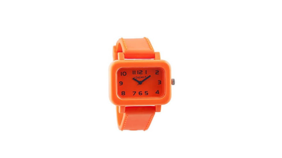 Dakota Watches Fusion TV, Orange Dial &amp; PVC Band 5373-6