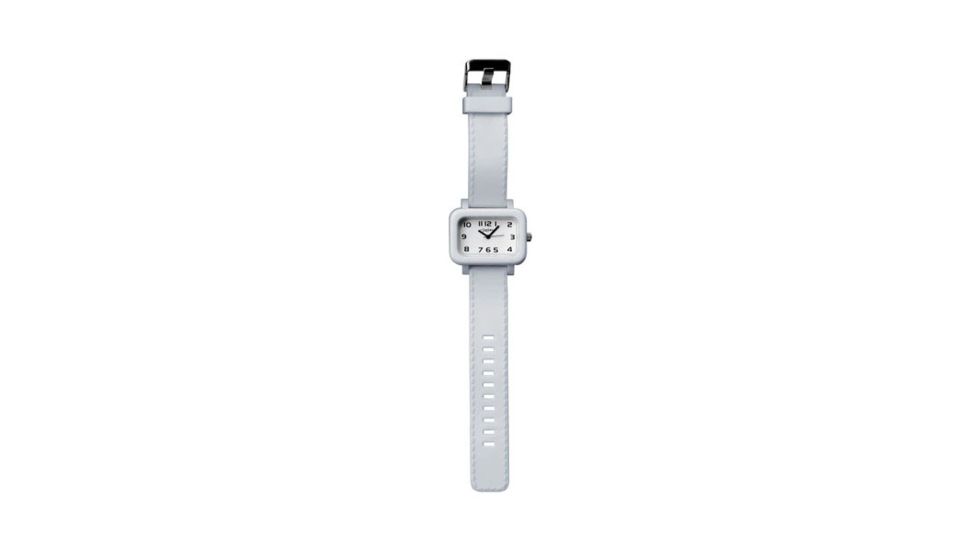 Dakota Watches Fusion TV, White Dial &amp; PVC Band 5369-4