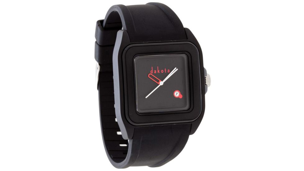 Dakota Watches Retro Jelly, Black Dial &amp; PU Band 2125-6