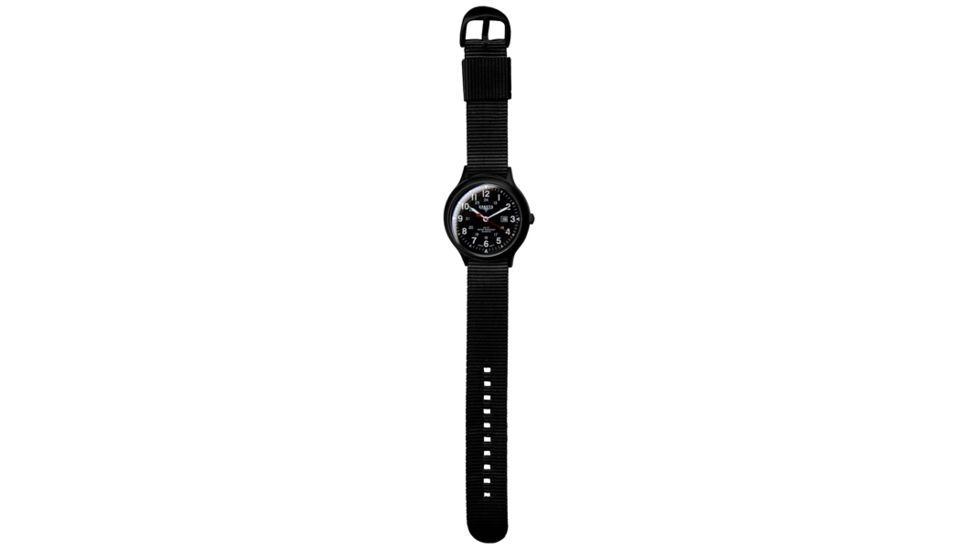 Dakota Watches Ultra Light Field, Black Dial, Nylon Strap 7763-2