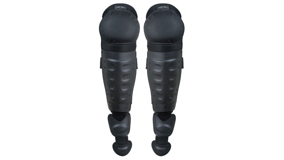Damascus DSG100 Hard Shell Shin Guards with Non-Slip Knee Pads, Black, X-Large DSG100XLG