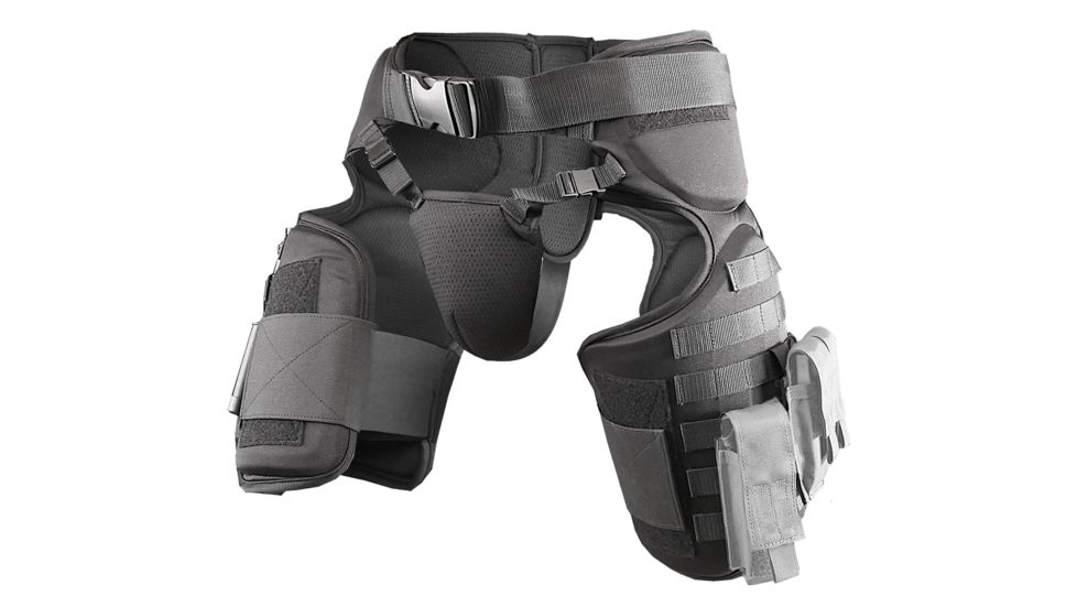 Damascus Protective Gear TG40 IMPERIAL Thigh / Groin Protector with Molle System, Black, 1-size fits all TG40