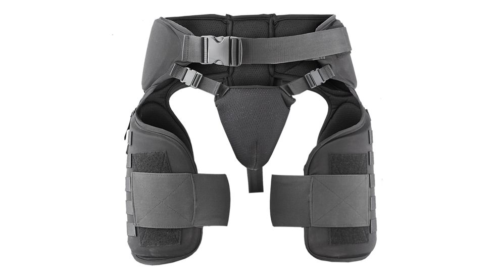 Damascus Protective Gear TG40 IMPERIAL Thigh / Groin Protector with Molle System, Black, 1-size fits all TG40