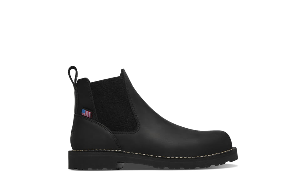Danner Bull Run Chelsea 6 in Shoes - Mens, 10 US, Extra Wide Width, Black, 10, 15483-10EE