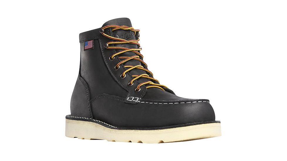 Danner Bull Run Moc Toe 6in Boots, Black, 11.5D, 15568-11-5D